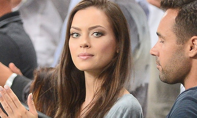 Edyta Zając na meczu Legii Warszawa