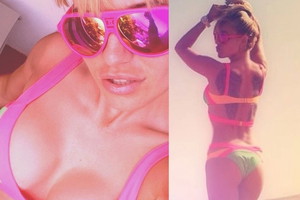 Doda w bikini na wakacjach na Wyspach Kanaryjskich