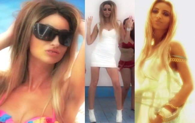 Jola Rutowicz w teledysku Hit Lata No. 1