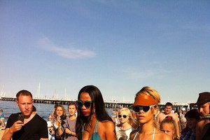 Rihanna w Polsce. Rihanna na plaży w Gdyni