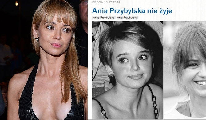 Anna Przybylska nie żyje? Pudelek o śmierci Anny Przybylskiej