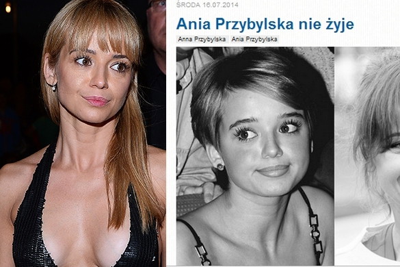 Anna Przybylska nie żyje? Pudelek o śmierci Anny Przybylskiej