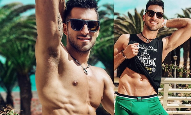 Rafał Maślak na wakacjach na Fuerteventura