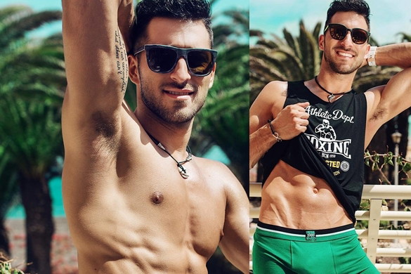 Rafał Maślak na wakacjach na Fuerteventura