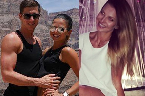 Anna i Robert Lewandowscy na wakacjach