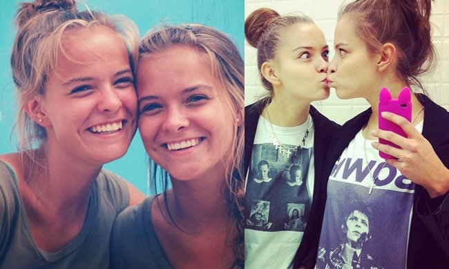 Zuzanna Kołodziejczyk z siostrą bliźniaczką Tamarą