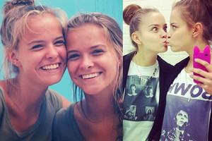 Zuzanna Kołodziejczyk z siostrą bliźniaczką Tamarą