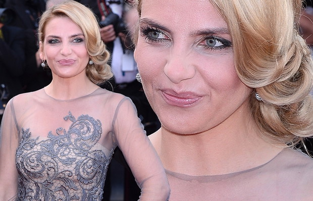 Maja Frykowska w Cannes w sukni Anny Krzyżanowskiej