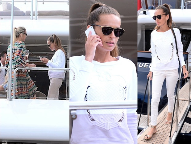 Kasia Sowińska w Cannes na jachcie