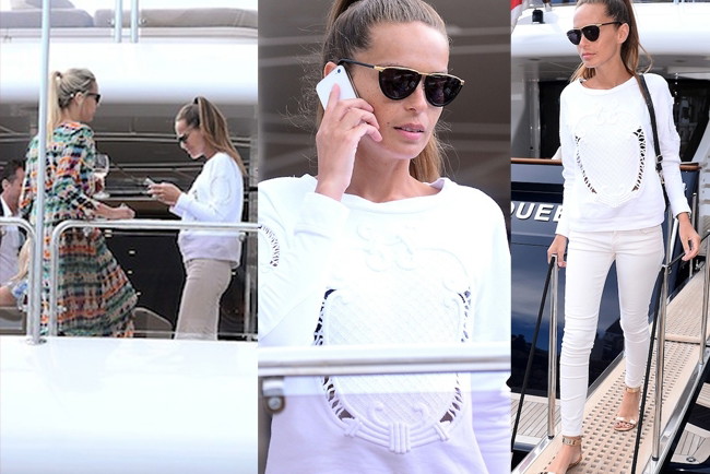 Kasia Sowińska w Cannes na jachcie