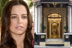 Anna Mucha w hotelu w Soho w USA