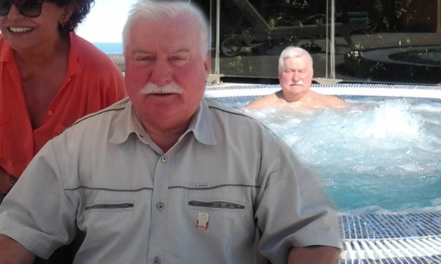 Lech Wałęsa na majówce w Portugalii