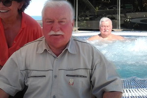 Lech Wałęsa na majówce w Portugalii