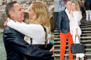 Izabela Janachowska i Krzysztof Jabłoński na wakacjach w Rzymie