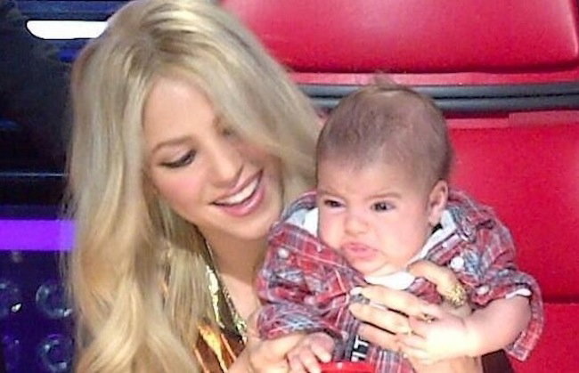 Shakira zabrała synka do The Voice