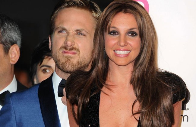Gosling grał w butelkę z Britney Spears