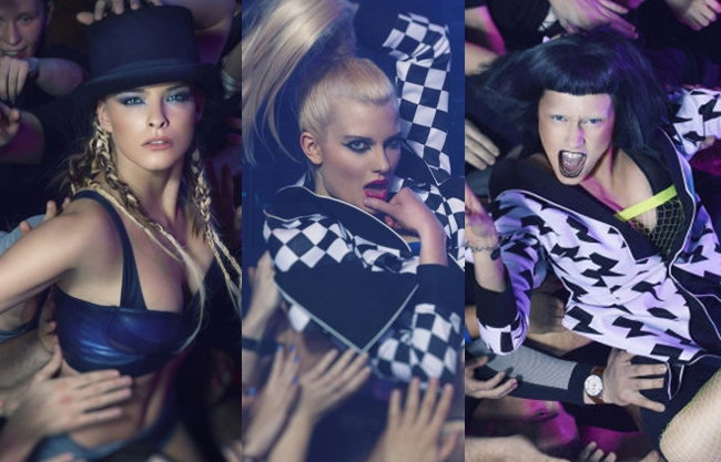Top Model w sesji gwiazdy rocka