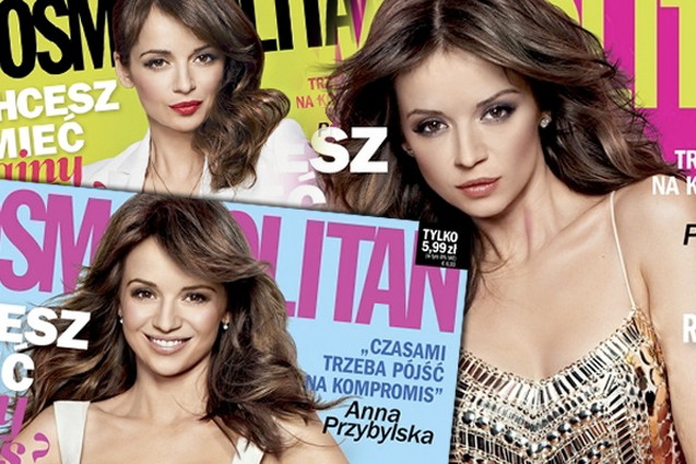 Anna Przybylska na okładce Cosmopolitan