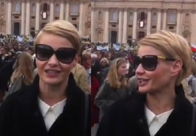 Małgorzata Kożuchowska w Watykanie