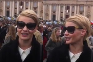 Małgorzata Kożuchowska w Watykanie