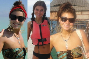 Dominika "Wodzianka" Zasiewska na wakacjach na Zanzibarze