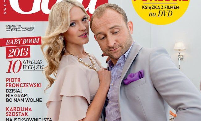 Zosia Ślotała i Borys Szyc na okładce Gali