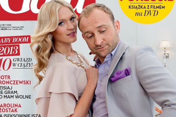 Zosia Ślotała i Borys Szyc na okładce Gali