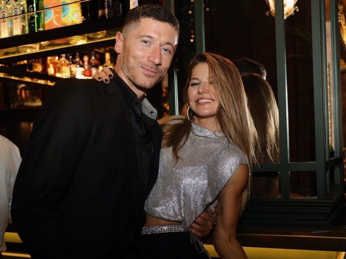 Anna i Robert Lewandowscy w sylwestrowych stylizacjach
