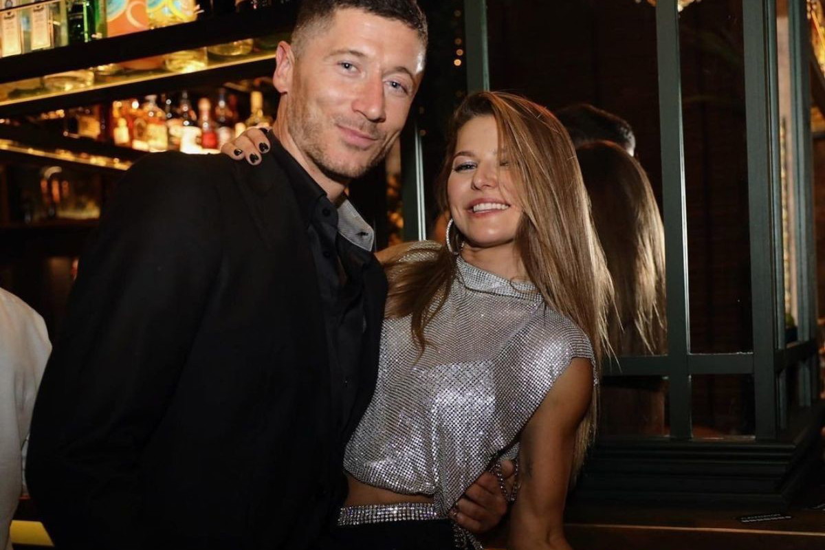 Anna i Robert Lewandowscy w sylwestrowych stylizacjach