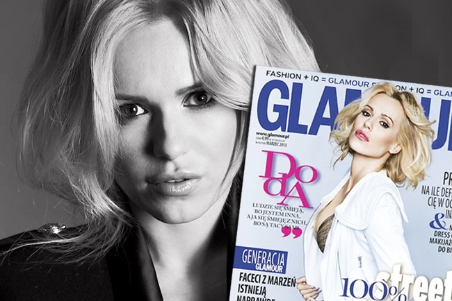 Wywiad i sesja z Dodą w marcowym Glamour. Najciekawsze fragmenty