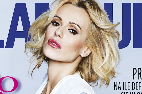 Doda na okładce Glamour