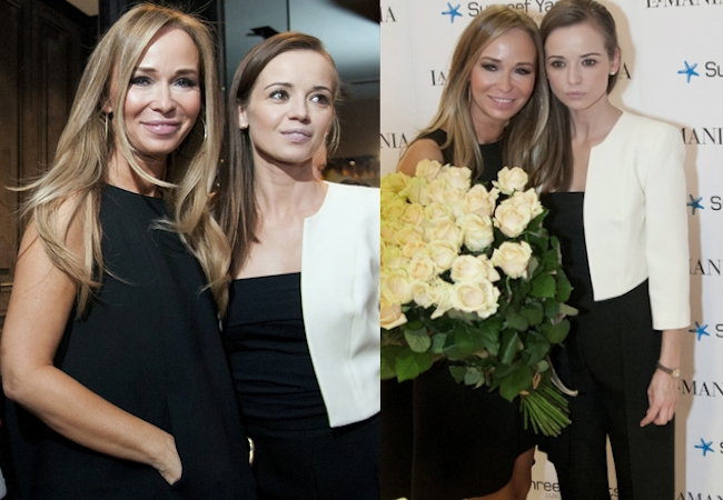 Anna Przybylska otworzyła butik La Mania w Gdyni. Anna Przybylska i Joanna Przetakiewicz