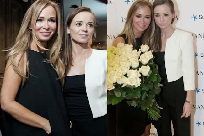 Anna Przybylska otworzyła butik La Mania w Gdyni. Anna Przybylska i Joanna Przetakiewicz