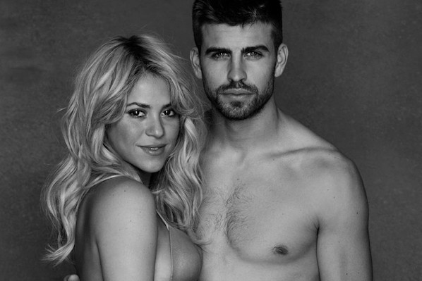 Shakira i Gerard Pique nago. Ciążowy brzuszek Shakiry