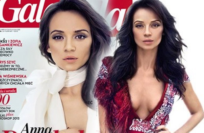 Anna Przybylska na okładce Gali