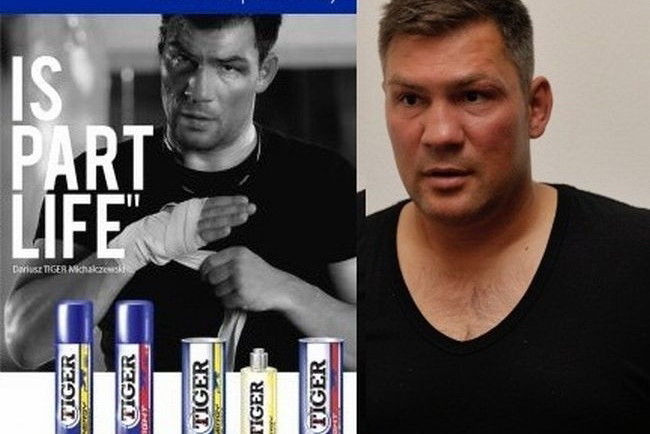 Dariusz Michalczewski ma własną linię kosmetyków o nazwie "Tiger"