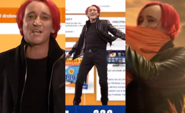 Michał Wiśniewski w reklamie Avans