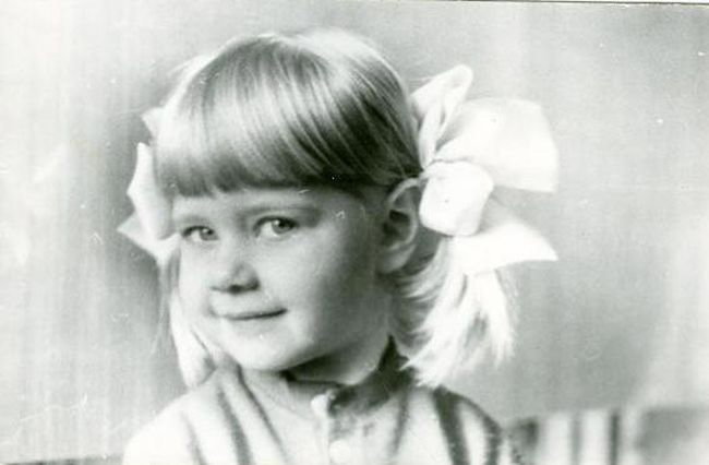Małgorzata Kożuchowska w dzieciństwie