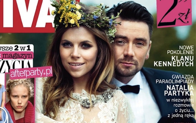 Aleksandra Kwaśniewska i Kuba Badach na okładce "Vivy!"
