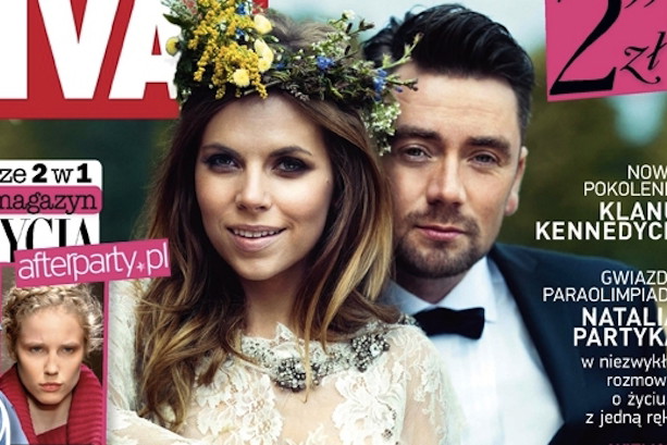 Aleksandra Kwaśniewska i Kuba Badach na okładce "Vivy!"