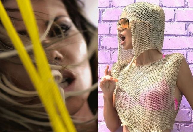 Edyta Górniak na planie teledysku "Consequences"