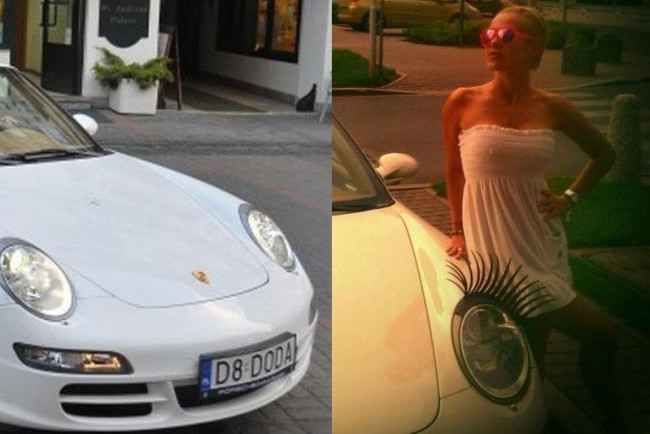 Doda wyciągnęła porsche carrera 4 za milion złotych z garażu