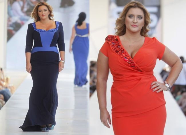 Karolina Szostak w roli modelki XXL na pokazie Gatta
