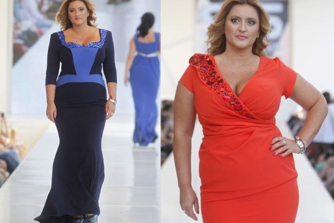 Karolina Szostak w roli modelki XXL na pokazie Gatta