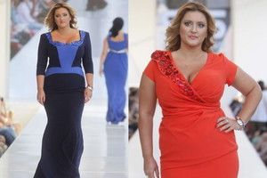 Karolina Szostak w roli modelki XXL na pokazie Gatta