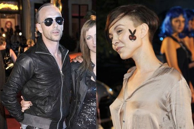 Nergal i Pati Sokół na imprezie Playboya