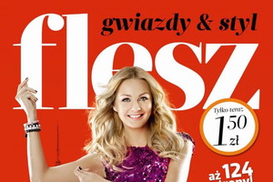 Małgorzata Socha reklamuje magazyn "Flesz"