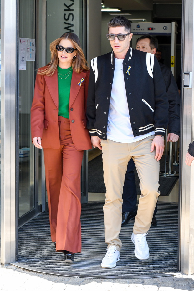 2022.03.20 WarszawaRobert Lewandowski Anna LewandowskaFOT BAR/WIN/AF EOS
