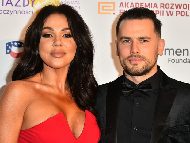 Sylwia Bomba i Grzegorz Collins razem na ściance