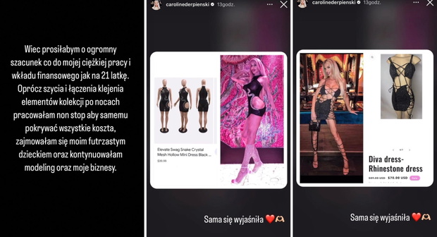 Caroline Derpieński odpowiada Anecie Glam